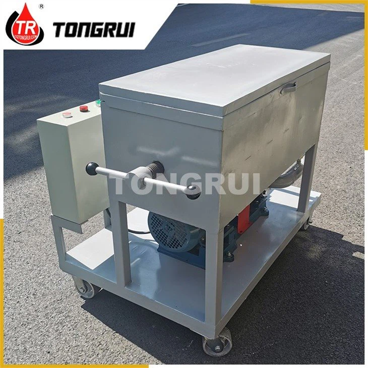 Press-filter oil purification unit by filter paper